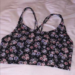 Floral crop top